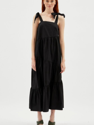 Ivie Midi Dress - Black