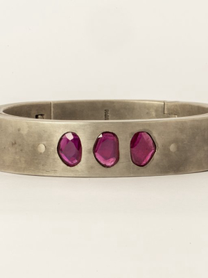 Sistema Bracelet V2 (6.0 Ct, 3 Ruby Slices, 17mm, Da+rub)