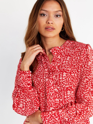 Kassidy Blouse | Red