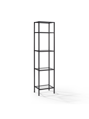 73" Aimee Narrow Etagere Oil Rubbed Bronze - Crosley