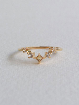 Katie Ring: Gold Citrine