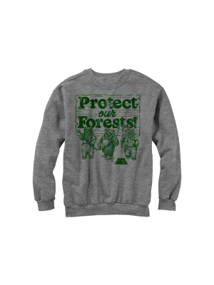 Men's Star Wars Ewok Protect Our Forests Sweatshirt