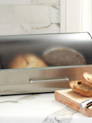 Glass & Stainless-steel Bread Box