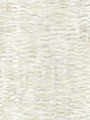 Nuance Abstract Texture Wallpaper In Yellow From The Celadon Collection By Brewster Home Fashions