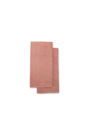 Kypert Napkins In Brick Red (set Of 2)