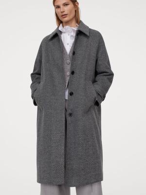 Knee-length Coat