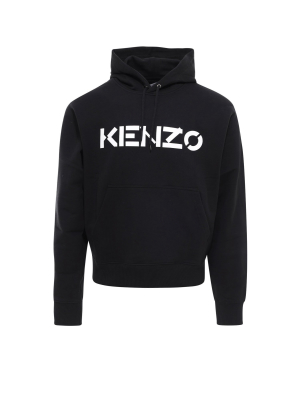 Kenzo Logo Print Hoodie