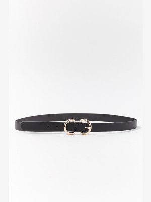 Faux Leather Hip Belt