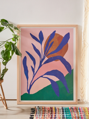 Vivian Vera Blue Plant In Spring Art Print