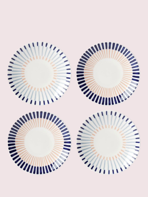 Brook Lane 4-piece Tidbits Plate Set