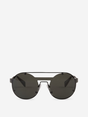 Yohji Yamamoto Round Frame Sunglasses