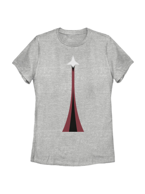 Women's Space Force Modern Rocket Launch T-shirt