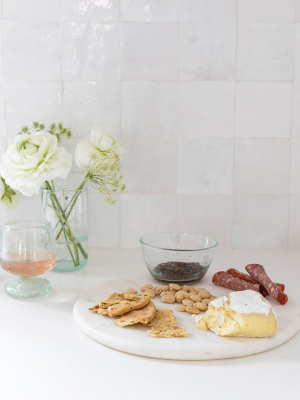 Bubbled Glass Condiment Bowl