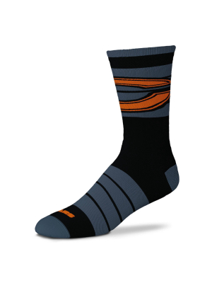 Nfl Chicago Bears Black Crew Socks - L