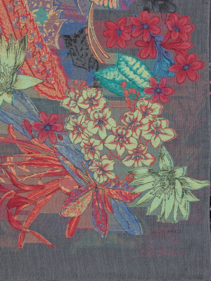 Etro Floral Patterned Scarf