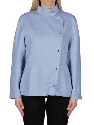 Agnona Asymmetric Buttoned Jacket