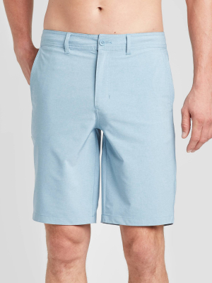 Men's 10.5" Rotary Hybrid Shorts - Goodfellow & Co™ Blue Dusk