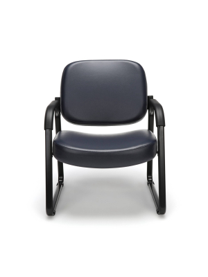 Big & Tall Guest And Reception Chair With Arms Anti-microbial/anti-bacterial Vinyl - Ofm