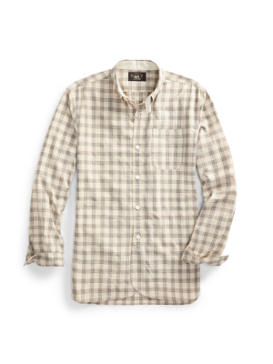 Checked Cotton Dobby Workshirt