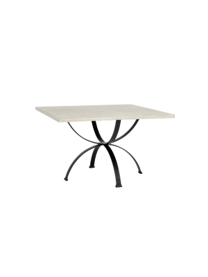 Sophia Square Dining Table In White Design By Redford House