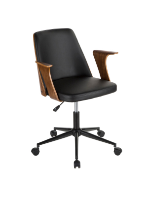 Verdana Mid Century Modern Office Chair - Lumisource