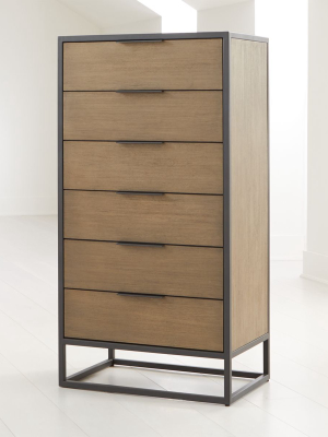 Oxford Shale 6-drawer Tall Chest