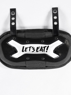 Let's Eat Sticker For Back Plate