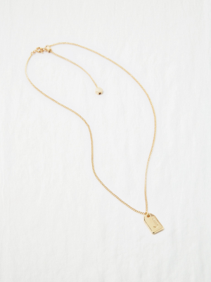 Aerie Monogram J Necklace