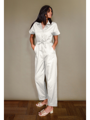 White Patty Worksuit