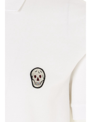 Alexander Mcqueen Skull Patch Polo Shirt