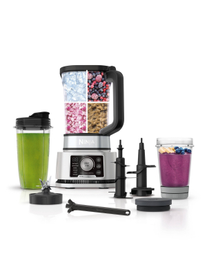 Ninja Foodi Power Pitcher System 4-in-1 Blender Smoothie Bowl Maker And Personal Blender With Exclusive Preset