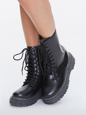 Lug-sole Combat Boots