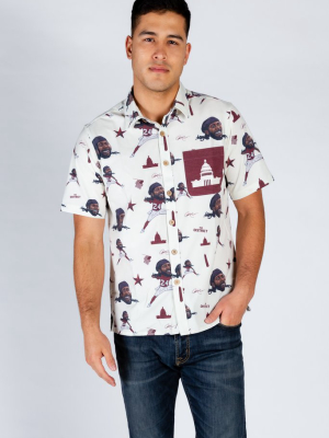 The Josh Norman | White Hawaiian Shirt