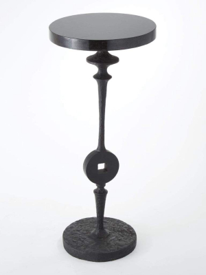 Global Views Artisan Square Peg Accent Table