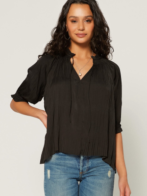 Angelica Pleated Blouse