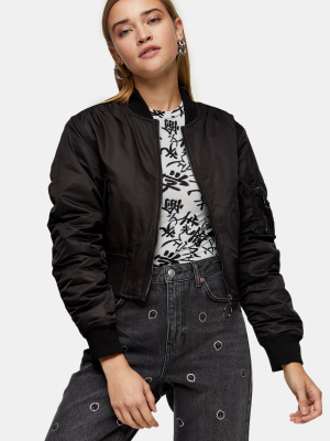 Black Bomber Jacket