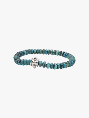 Turquoise Dew Drop Boheme Beaded Bracelet