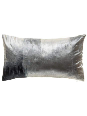 Cloud 9 Lapis Silver Lumbar Pillow