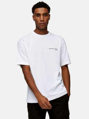 Cocktail Print T-shirt In White