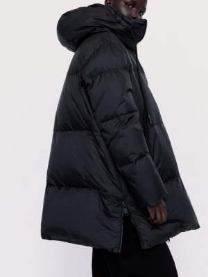 Water And Wind Protection Oversized Down Coat