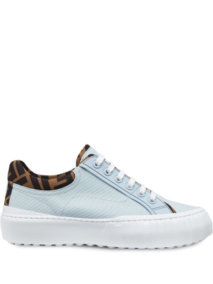 Fendi Ff Trim Low-top Sneakers