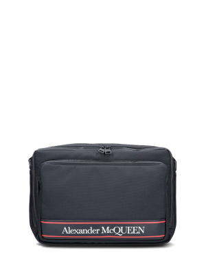 Alexander Mcqueen Signature Logo Messenger Bag