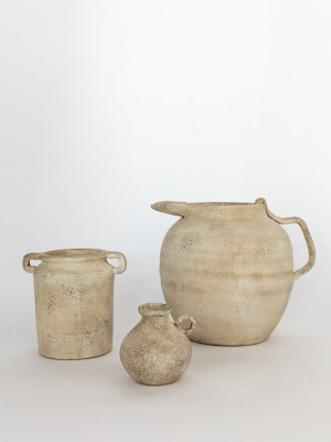 Ceramic Handled Bud Vase