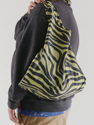 Olive Zebra Baggu