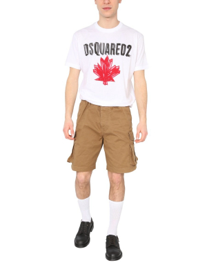 Dsquared2 Elasticated Waistband Cargo Shorts