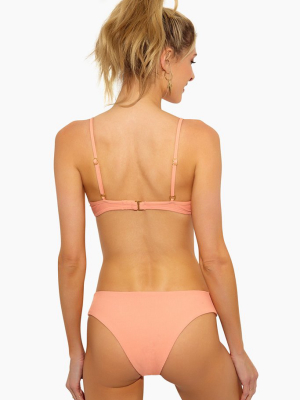 Pixie Hipster Bikini Bottom - Tropical Peach