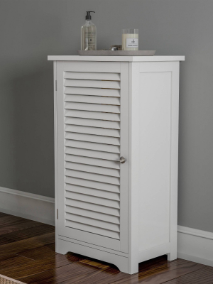 Freestanding Bathroom Linen Cabinet White - Hastings Home