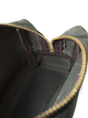 High Line Large Waxed Canvas Toiletry Bag