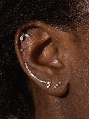 Triple Star Diamond Studs