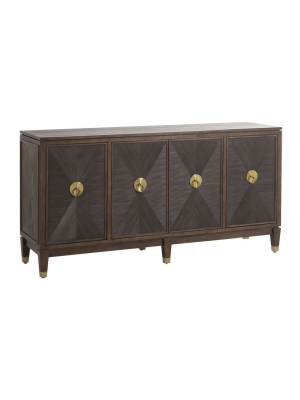 Gabby Saffron Cabinet - Brown